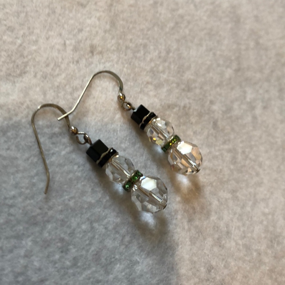 Handmade Snowman ⛄️ earrings